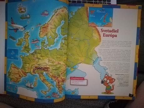 Detský ilustrovaný atlas európa,