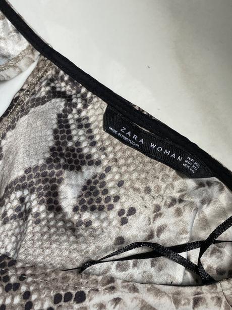 Šaty zara woman s hadím vzorom, zara,xs