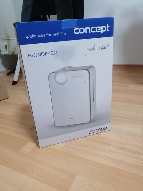 Zvlhčovač vzduchu, concept