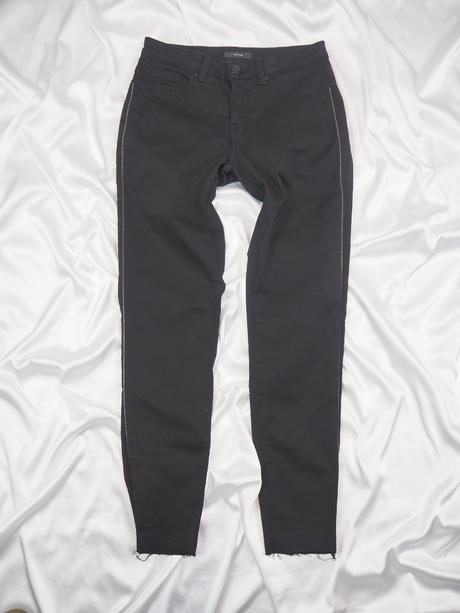 Kvalitné čierne nohavice opus, 36