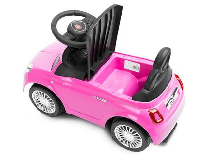 Toyz odrážadlo fiat 500 ružové,