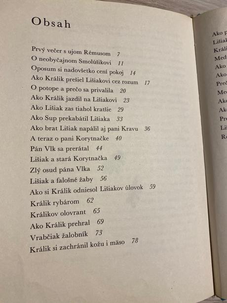 Retro stará kniha rozprávky uja rémusa, 