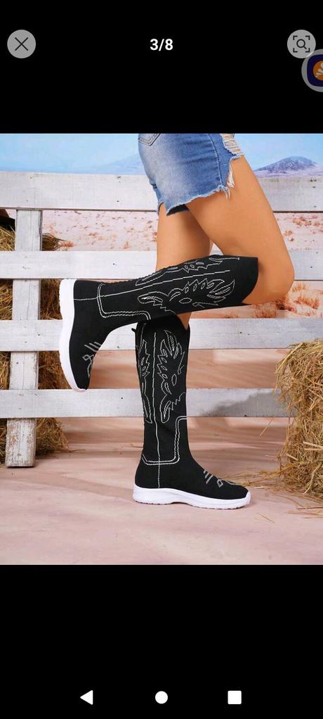 Látkové čižmy/cena s poštovným, 36 / 38