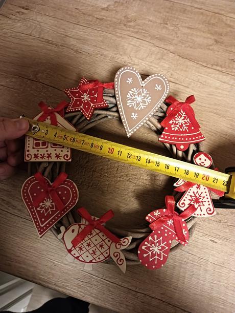 Vianočný veniec ľudový motív, 