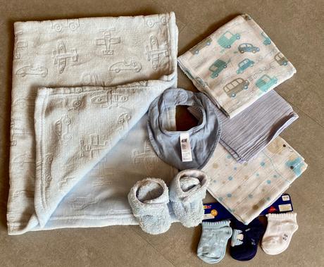 Plyšová dečka baby blue s príslušenstvom, 