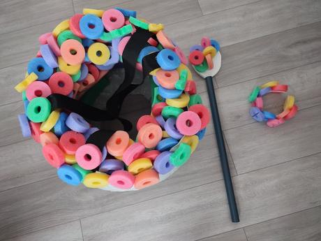 Detský kostým - műsli v miske (cereálie), 