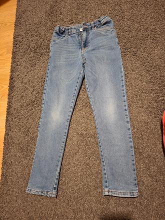 Zateplené rifle flisom-teplé, sinsay,140