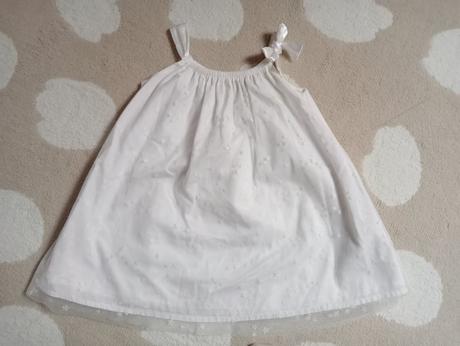 Biele šaty pre dievčatko, gap,104