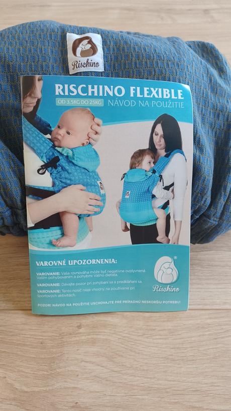 Minimálne používaný ergonomický nosič od 3,5 kg, rischino