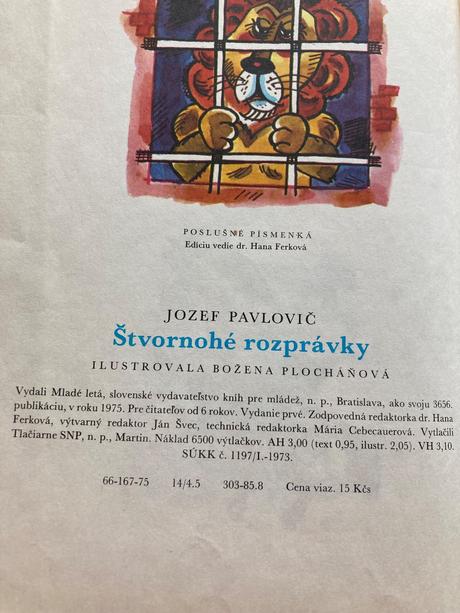 Štvornohé rozprávky jozef pavlovič (1975),