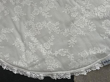 Cozydots teepee stan s krajkou, čipkou a volánmi,