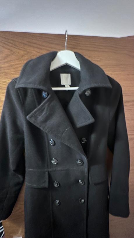 Sýtočierny kabát, h&m,34