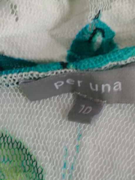 Dámsky farebný dierkový top s motýlmi, per una, marks & spencer,s