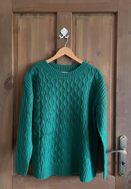 Pulóver s omičkovým vzorom, bonprix,40