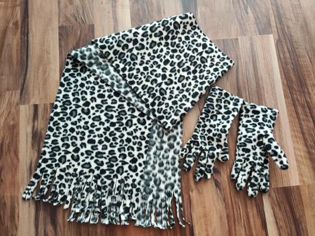 Set - šál a rukavice, f&f,s