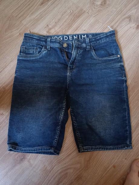 Riflove kratasy, denim,164