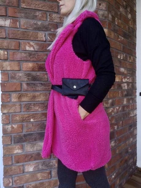 Dámska vesta cyklámen s/m, m