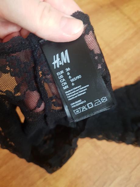 H&m čipkované nohavičky veľ. 36, h&m,s
