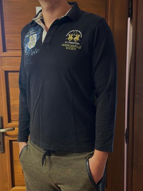 Tričko s dlhým rukávom la martina polo, xl