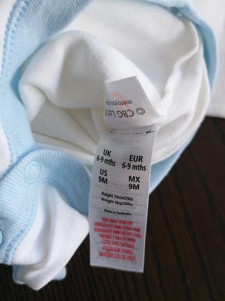 Modré body macko, f&f,74