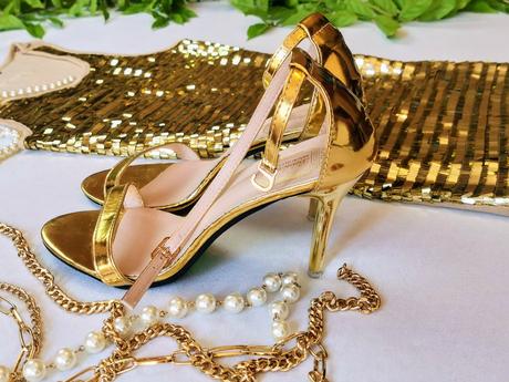 Beisilanni-zlaté sandálky, 37