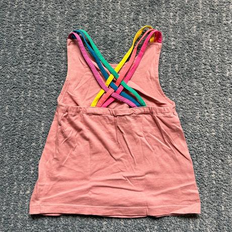 Letné tielka s farebnými ramienkami, mini boden,122