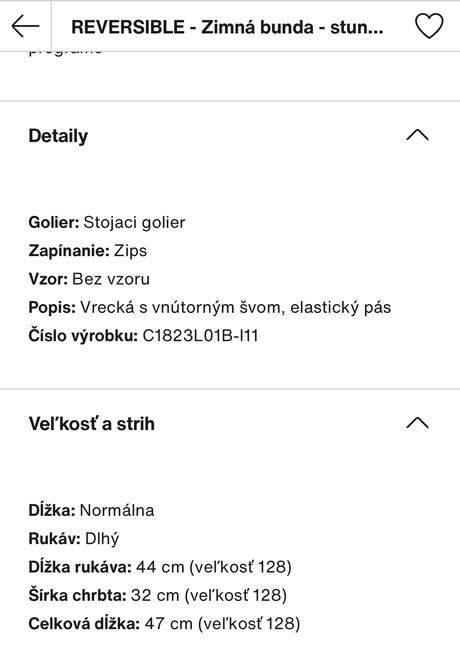 Zimná bunda ck, calvin klein,128