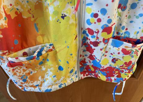 Teplá farebná mikina s kapucou v. 3xl, xxxl