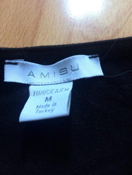 Čierne tielko, amisu,m