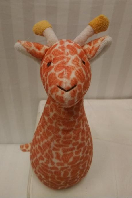 Plyšová hrkajúca žirafa, 26 cm, 