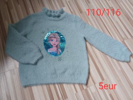 Svetrík elsa 110/116, disney,110