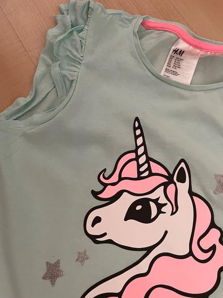 Nočná kosela unicorn 8-10 rokov, h&m,140