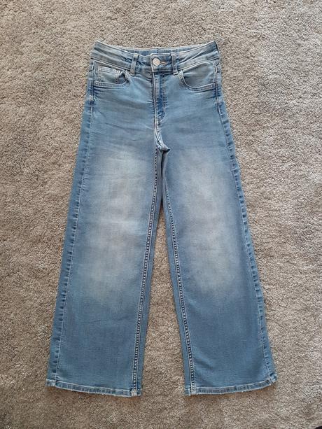 Rifle wide leg super stretch vel.134, h&m,134