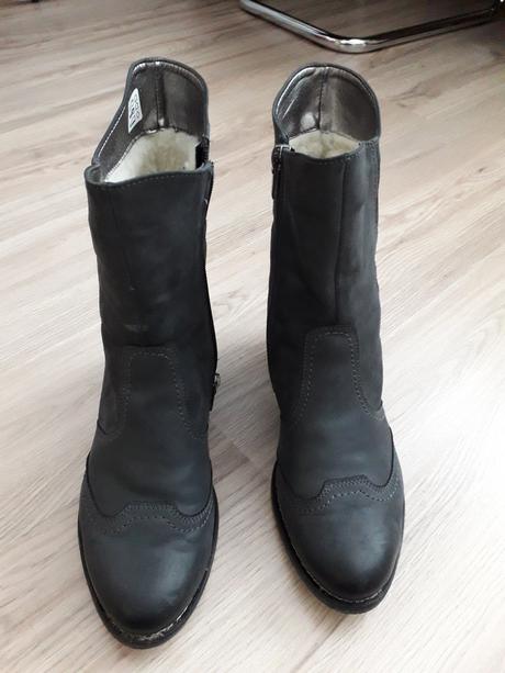 Zimné kožené čižmy, 41