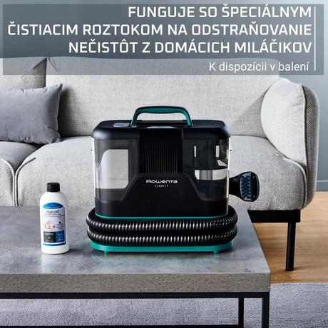 Čistič škvŕn a tepovač rowenta clean it, rowenta
