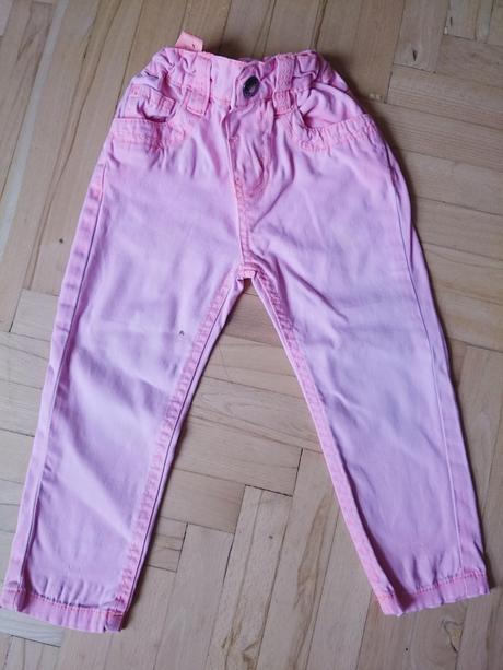 Neonové rifle 1,5 - 2 roky, denim co,92