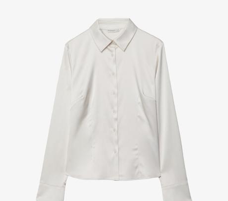 Nova saténová blúzka, stradivarius,m