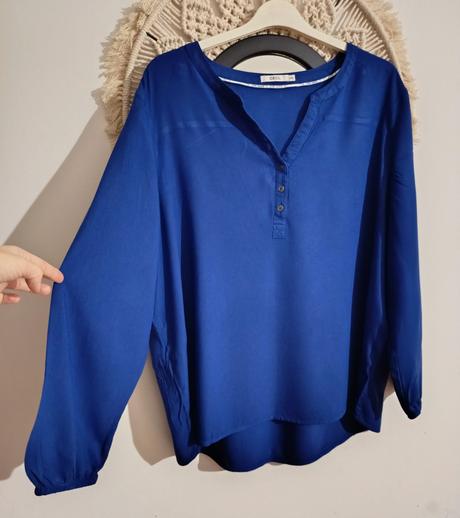 Tmavomodrá blúzka cecil, xxl