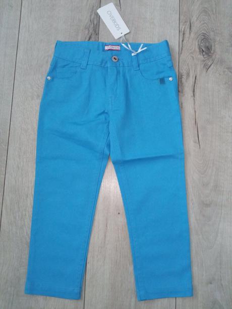 Chlapčenské rifle modré overkids (98), 98