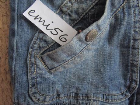 2950. rifľová bunda znač., h&m,110