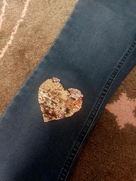 Dievčenske nohavice 2x, h&m,128