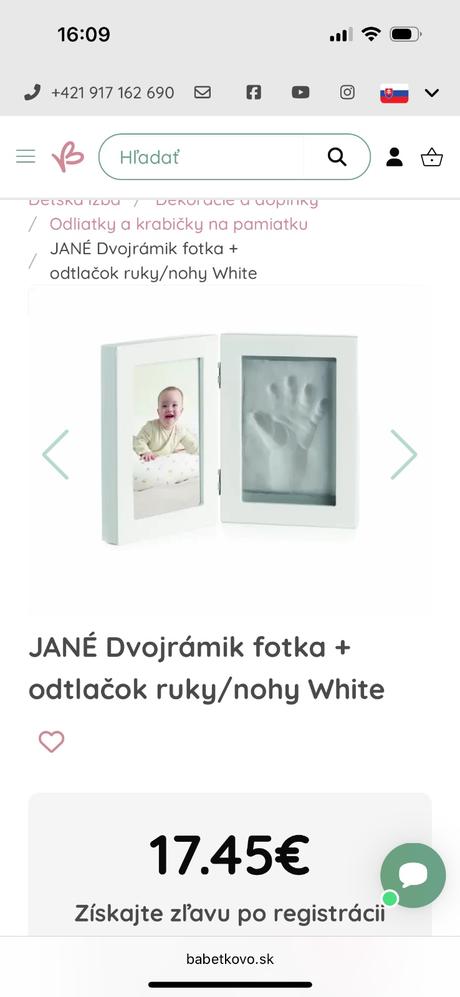 Fotorámik na odtlačky, 