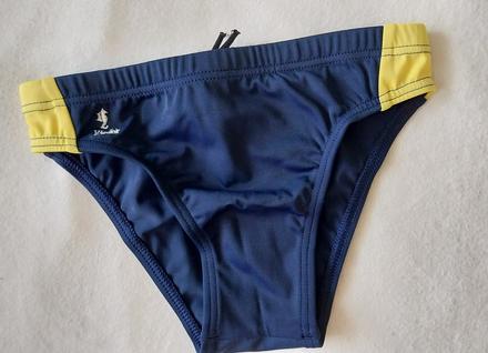 Tmavomodré plavky zn. kiefer veľ. 26., 128