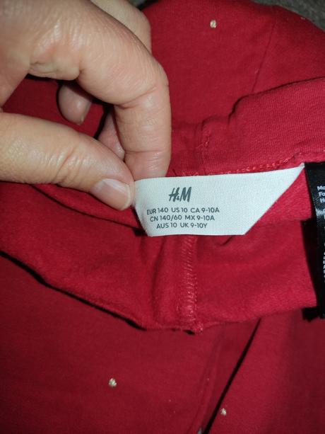 Oteplene legíny, h&m,140