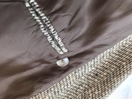 Tvídové vlnené sako, xl