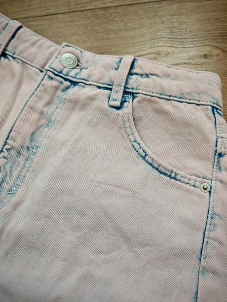 Krásne denim šortky, h&m,164