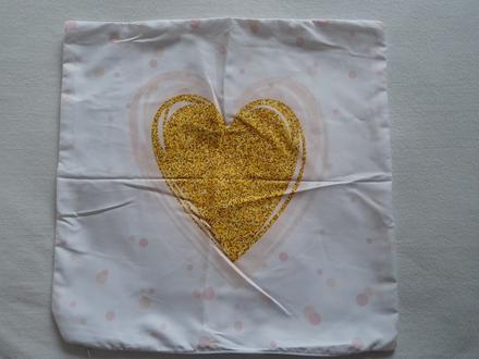 Obliečka srdce 45x45 cm, šírka (cm): 45,dĺžka (cm): 40
