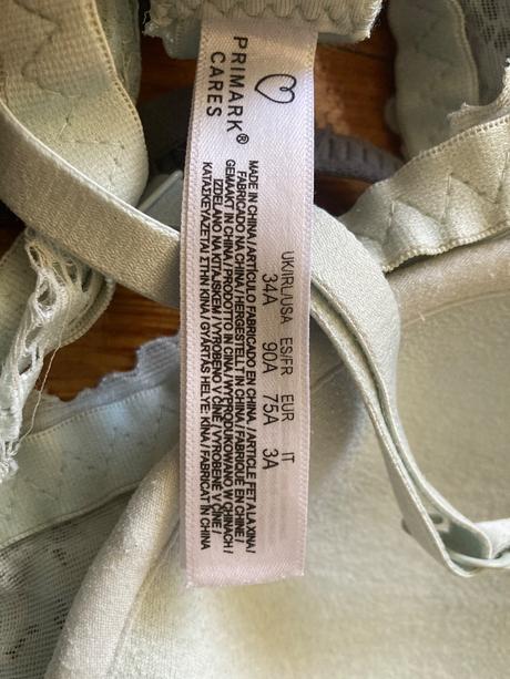 2xpodprsenka 75b, primark,75a