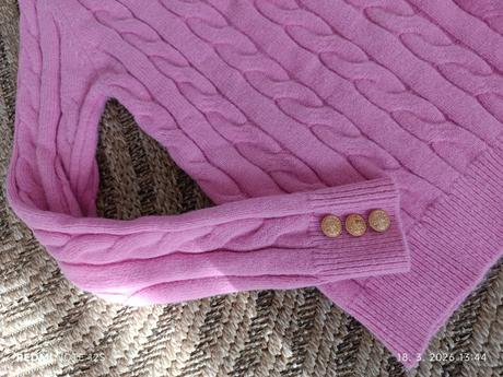 Pletený pulóver s gombíkmi, 36 / 38 / m / s