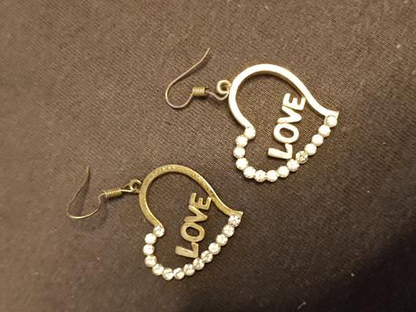 Náušnice srdiečka,